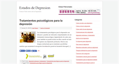 Desktop Screenshot of estadosdedepresion.com